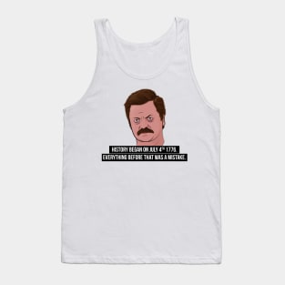 Ron Swanson - July 4th Tank Top